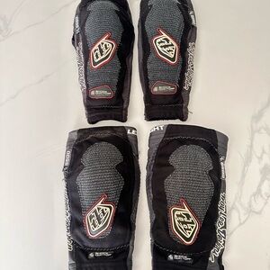 Troy Lee Designs Black and Gray Protective Arm Guards